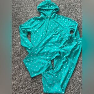 Spiritual Gangster Serena Palm Tree Mazzy Crop Hoodie And Jogger Pants Set Large